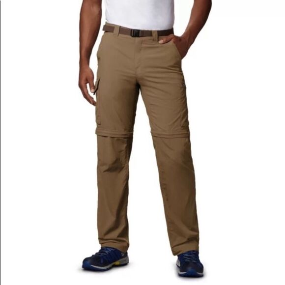 Columbia Omni shade Cargo Convertible Nylon Hiking Trail Pants - Picture 1 of 12